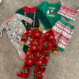 Christmas/Winter lot baby clothes - 3-6month size- Grinch